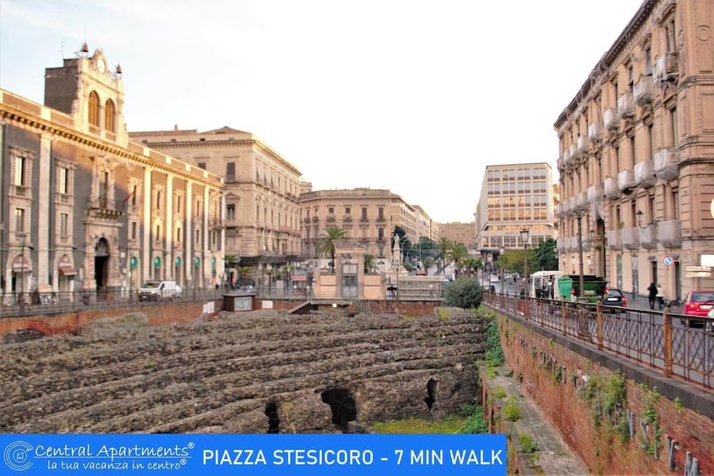 Central Apartments Mezzanine - 1 Min To Via Etnea Aeroporto di Catania Fontana Rossa Esterno foto